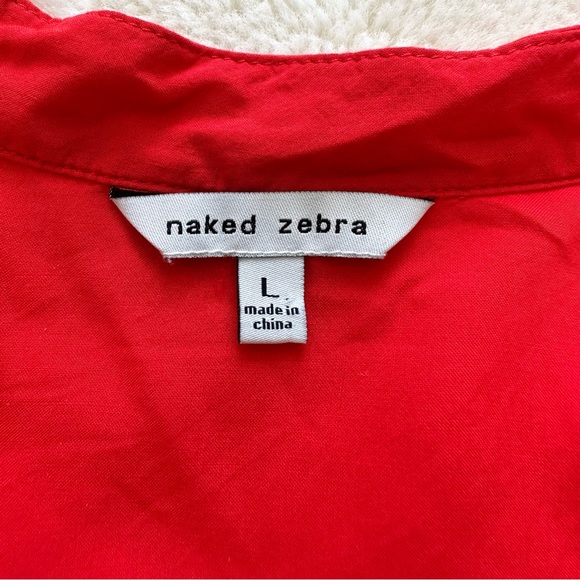Naked Zebra women  blouse size L - Picture 5 of 6